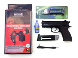 ASG - CZ 75D COMPACT + Holster d'épaule + 1 chargeur supplémentaire (PACK GNB CO2 OCCASION ETAT NEUF)