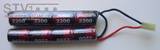 EnrichPower - Batterie 9,6V  2200mAh NiMH (Type Crane Large)