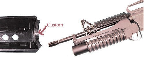 G&P - LANCE GRENADE Jungle Series Military Type M203 pour Marui M4 / M16A2