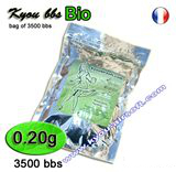KYOU - Sac de 3500 billes KPB Bio Dégradables 0.20g blanches