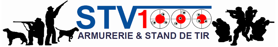 Entête commune du site internet STV1000 Armurerie et Stand de Tir